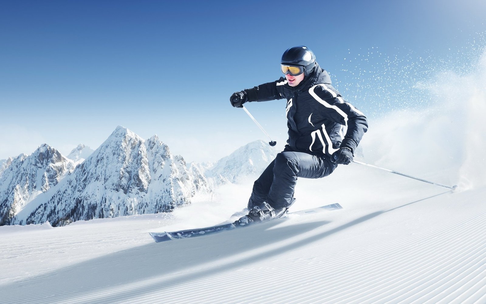 Skiing adventure